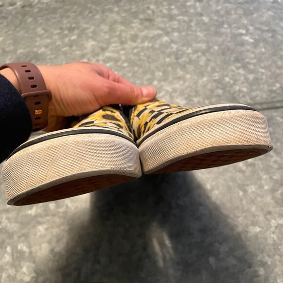 Vans Asher Sunflower Checkered Slip On Shoes Womens 8 Canvas Sneakers Indie - Picture 5 of 12